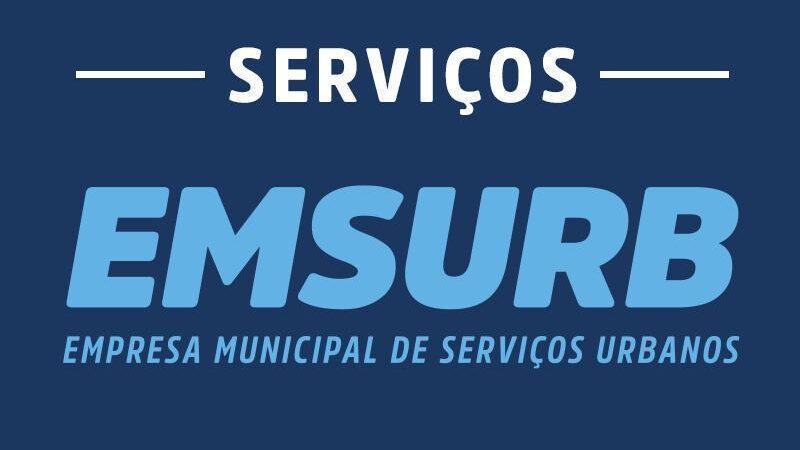 Aviso: serviços da Emsurb nesta segunda-feira, 13