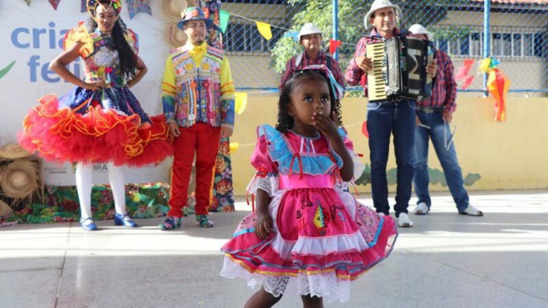 Criança Feliz: aracajuanos assistidos pelo programa participam de festa junina