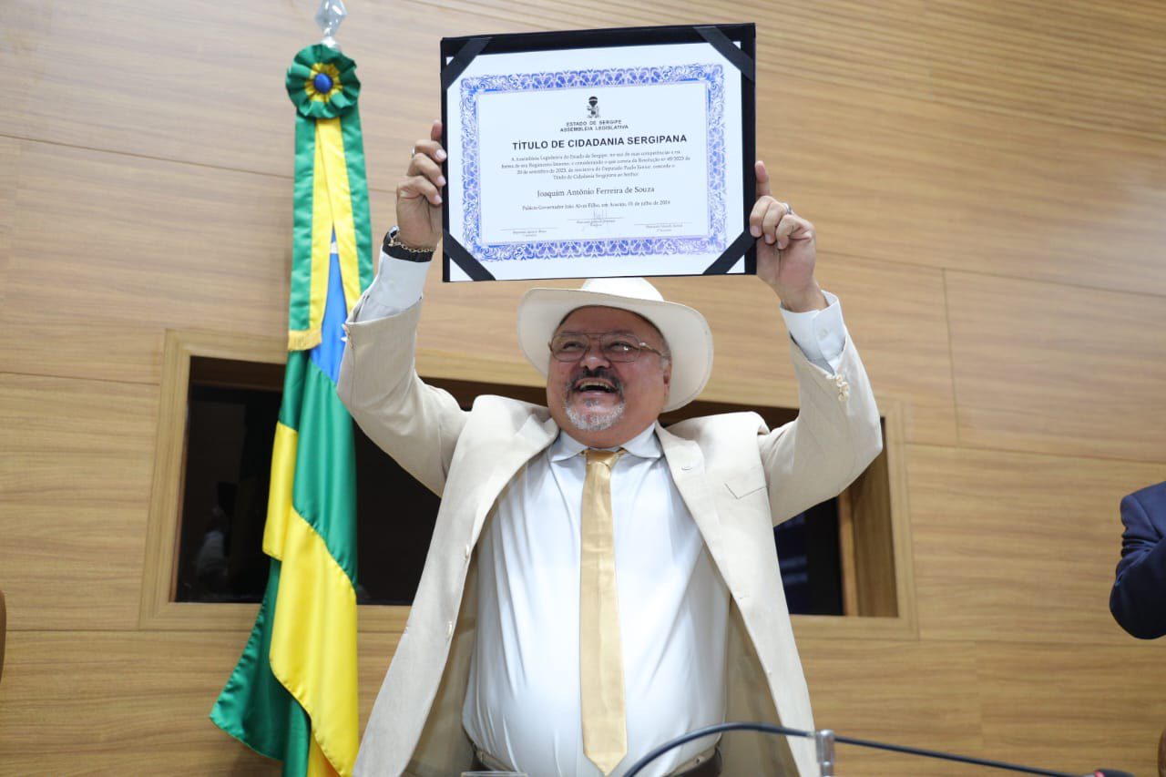 Joaquim Casaca de Couro recebe Título de Cidadania Sergipana