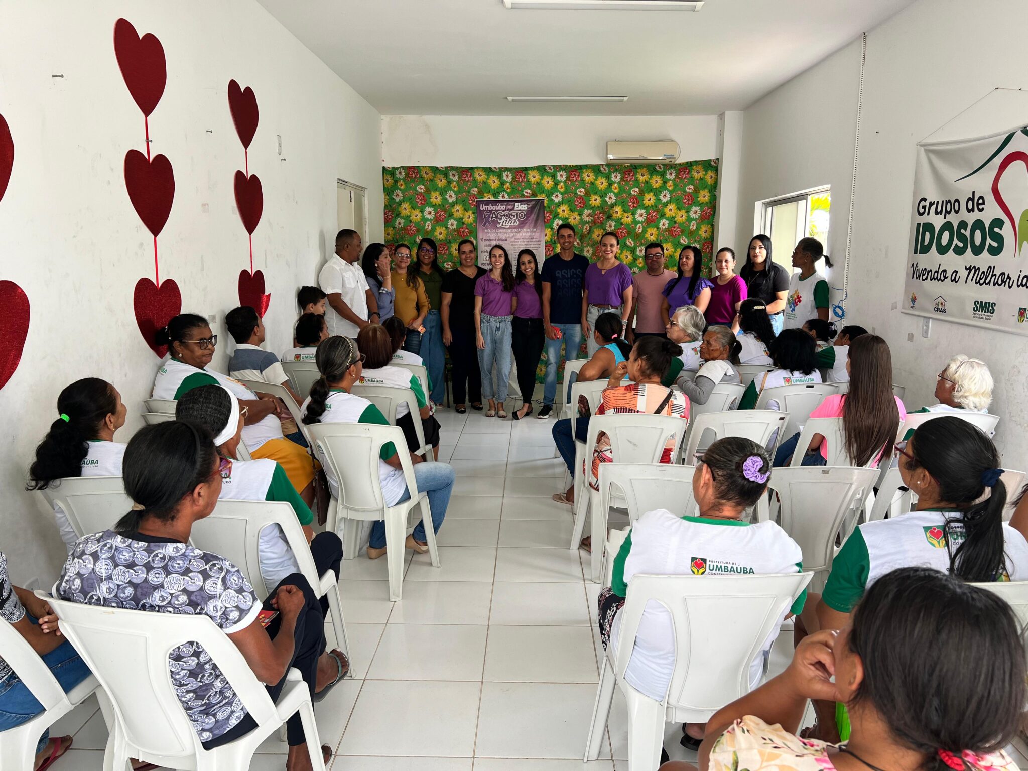 PromuAlese promove roda de conversa sobre violência contra a mulher no CRAS em Umbaúba