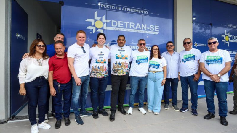 Fábio inaugura posto do Detran-SE em Canindé de São Francisco