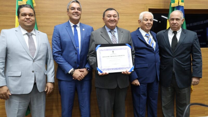 Anestesista Enedino Ferreira Filho é o novo cidadão sergipano