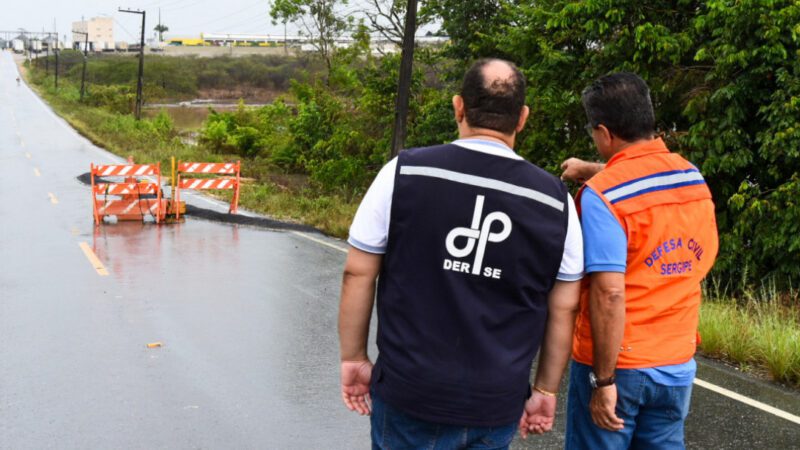 Governo de Sergipe segue monitorando vias que sofreram danos após chuvas da última semana