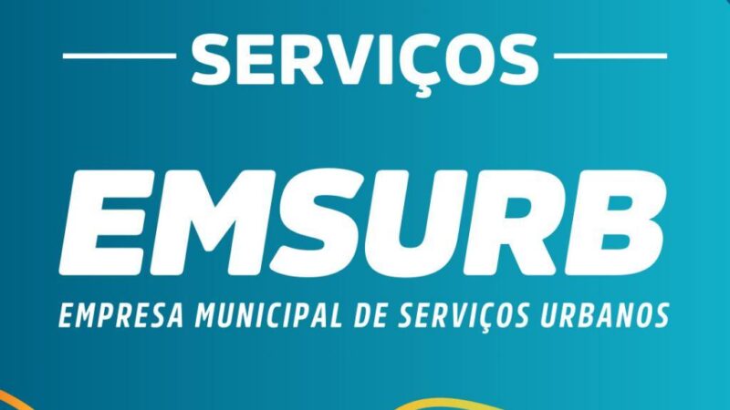 Aviso: serviços da Emsurb nesta quinta-feira, 13