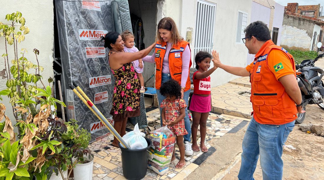 Secretaria de Estado da Assistência Social leva ações de apoio a famílias afetadas pelas chuvas em Lagarto