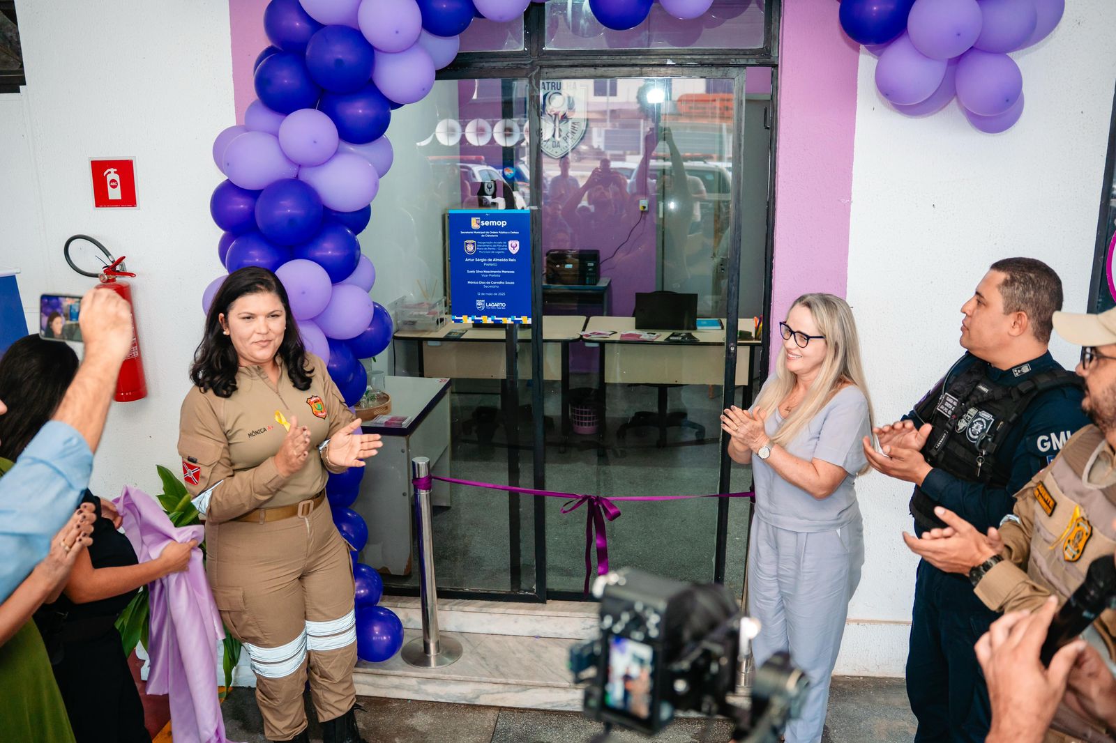 Lagarto inaugura Sala da Patrulha Maria da Penha e celebra Dia do Agente de Trânsito