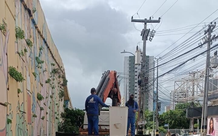 Trechos sob o elevado entre Hermes Fontes e Francisco Porto seguem interditados para reparos preventivos em Aracaju