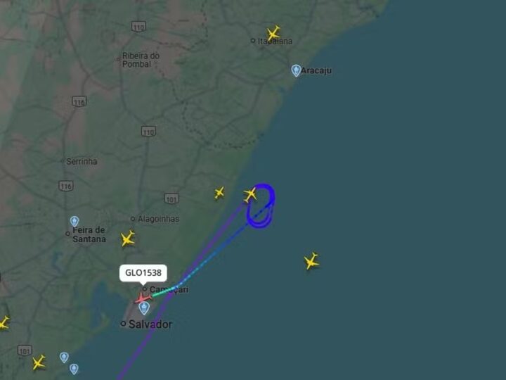 Duas aeronaves deixam de pousar em Aracaju, após falha na iluminação da pista