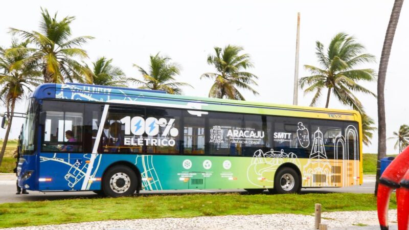 Aracaju inicia operação de 15 ônibus elétricos e se torna referência em mobilidade sustentável no Nordeste