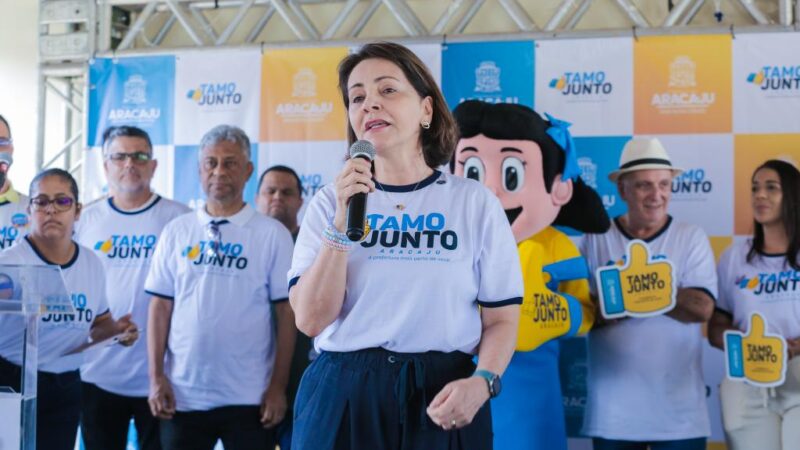 Prefeita Emília Corrêa lança projeto “Tamo Junto Aracaju” no bairro Lamarão
