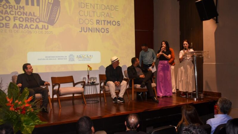 Prefeita de Aracaju abre XVIII Fórum Nacional do Forró