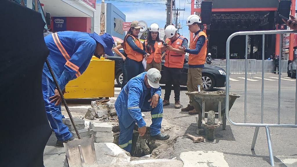 Defesa Civil realiza fiscalização preventiva no bloco Rasgadinho