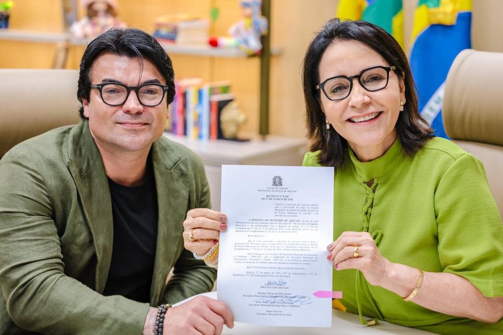 Prefeita oficializa autorização de concurso para Polícia Municipal