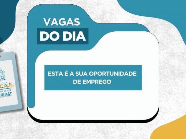 Prefeitura disponibiliza novas vagas de emprego nesta quarta-feira (22)