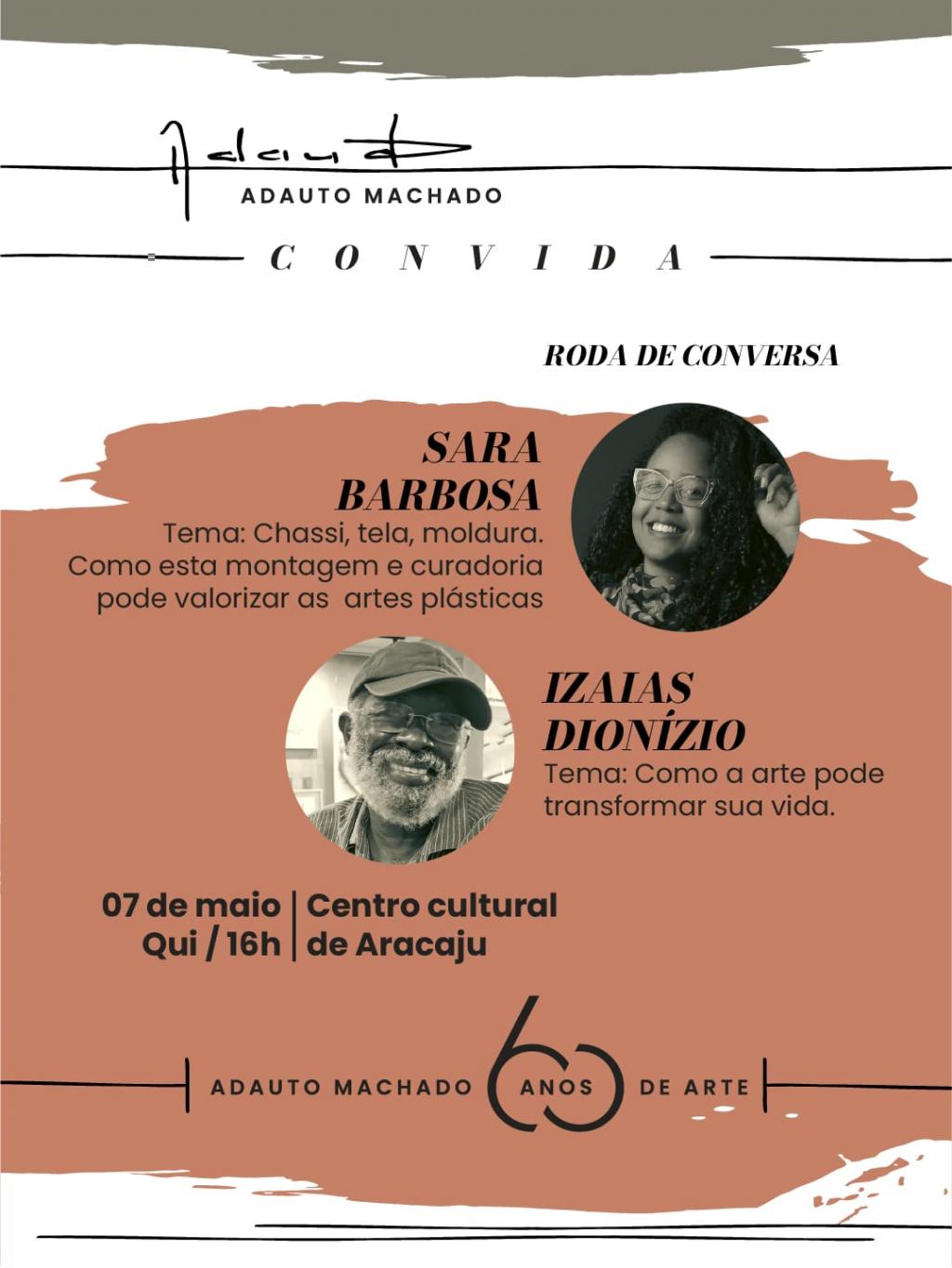Centro Cultural comemora 60 anos de carreira de Adauto Machado com roda de conversa