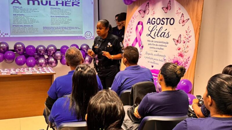 Patrulha Maria da Penha leva diálogo sobre prevenção à violência a empresa de Aracaju