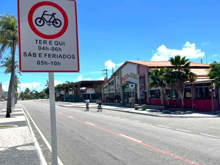 SMTT orienta pedestres a utilizarem calçada durante funcionamento da Área de Proteção ao Ciclista