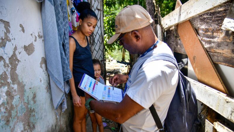 Agentes comunitários intensificam visitas domiciliares para ampliar cuidados com a saúde